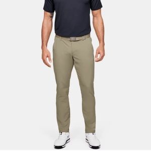 Under Armour Men’s Match Play Tapered Golf Pants-Barley